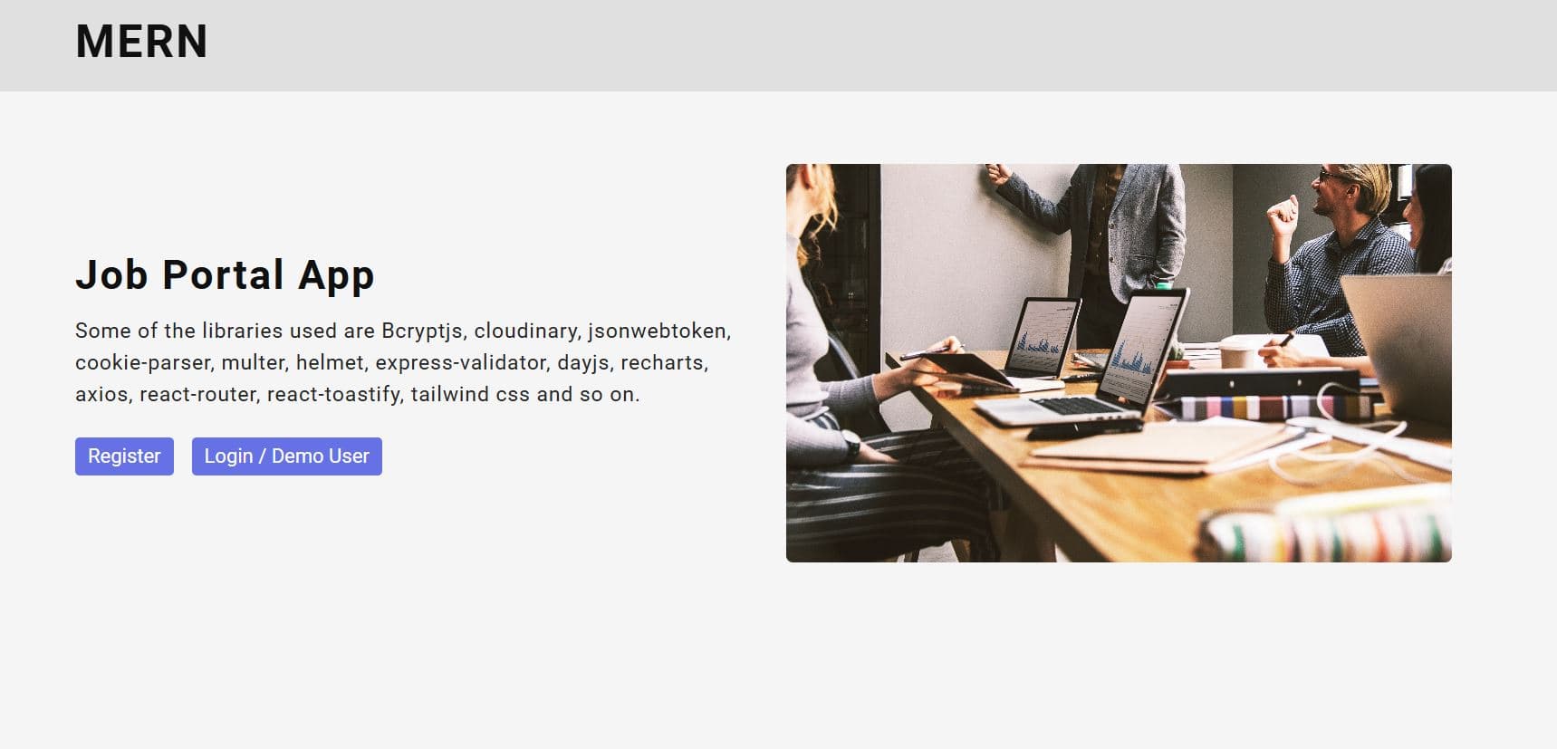 MERN REST API Job Portal Project